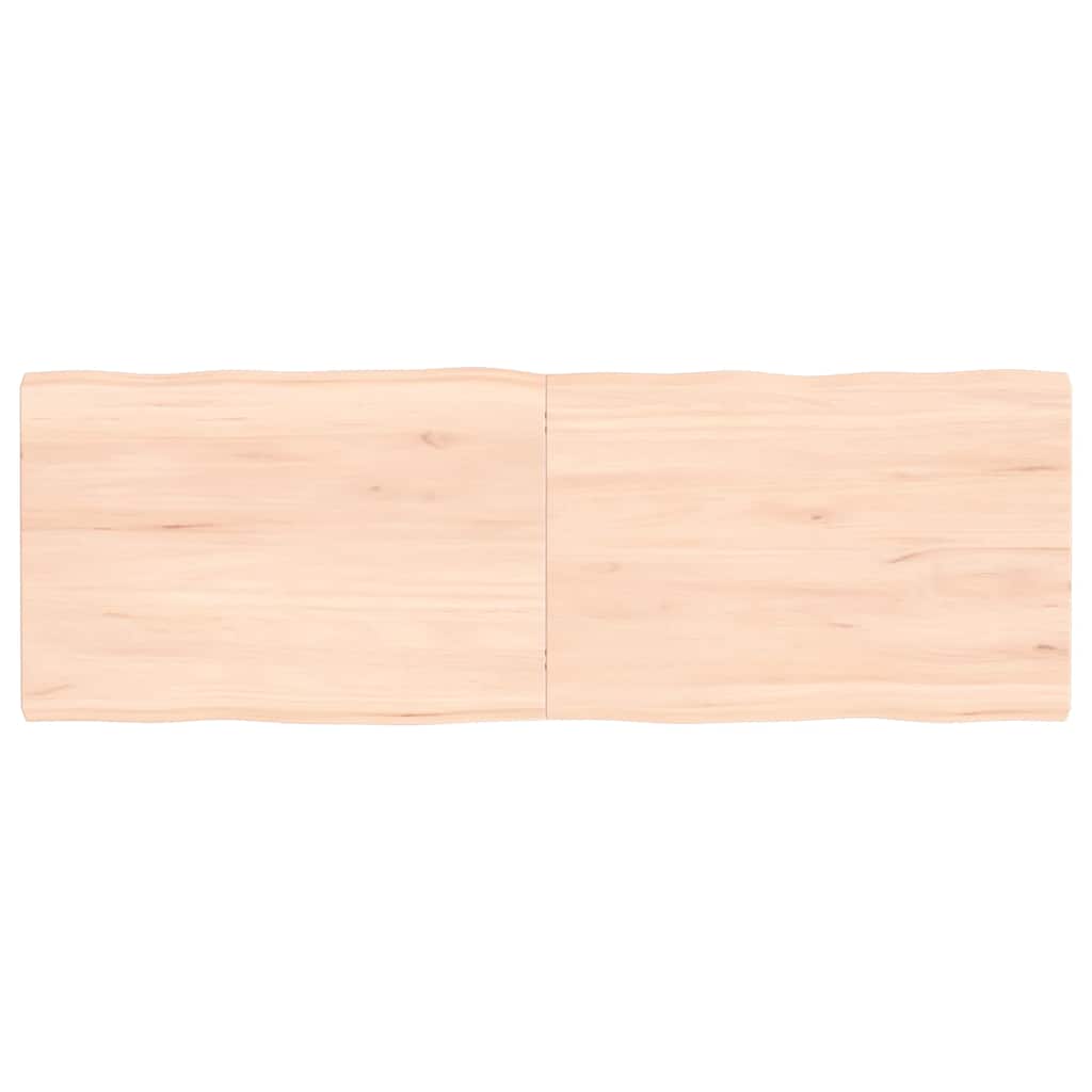 Επιφάνεια Τραπεζιού 120x40x(2-4)εκ Ακατέργαστο Μασίφ Ξύλο Δρυός