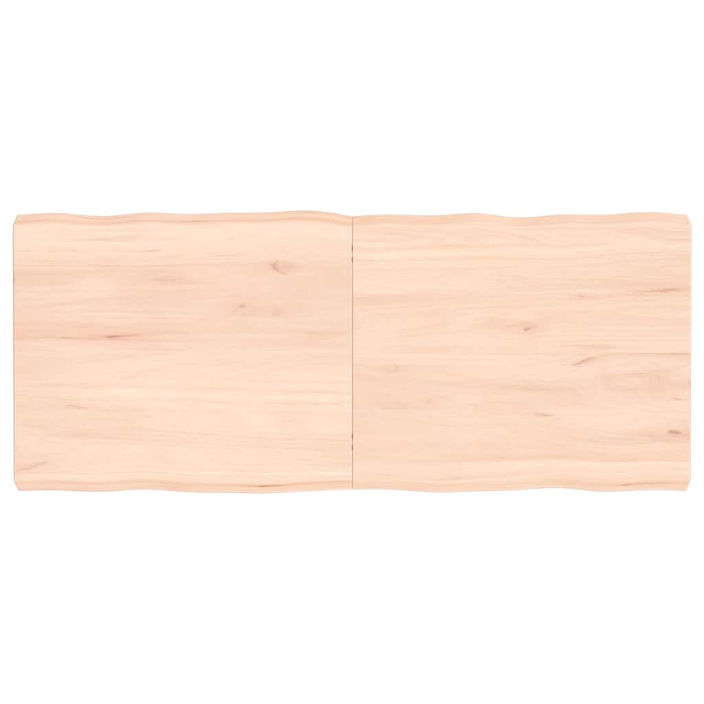 Επιφάνεια Τραπεζιού 120x50x(2-6) εκ. Ακατέργ. Μασίφ Ξύλο Δρυός