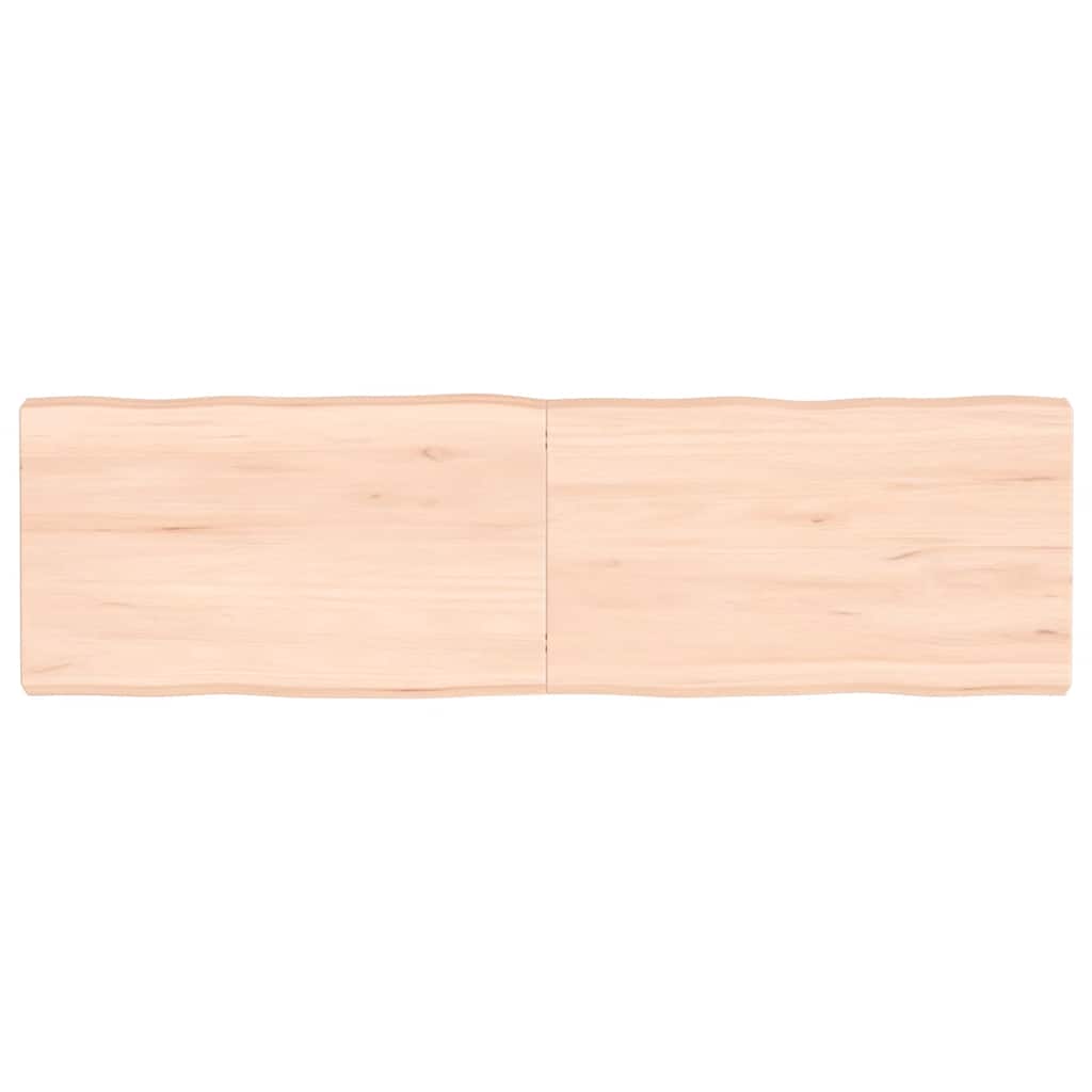 Επιφάνεια Τραπεζιού 140x40x(2-6) εκ. Ακατέργ. Μασίφ Ξύλο Δρυός