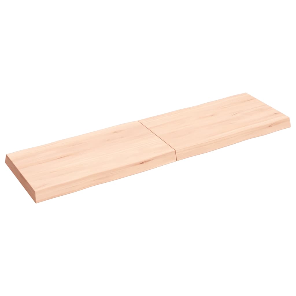 Επιφάνεια Τραπεζιού 140x40x(2-6) εκ. Ακατέργ. Μασίφ Ξύλο Δρυός