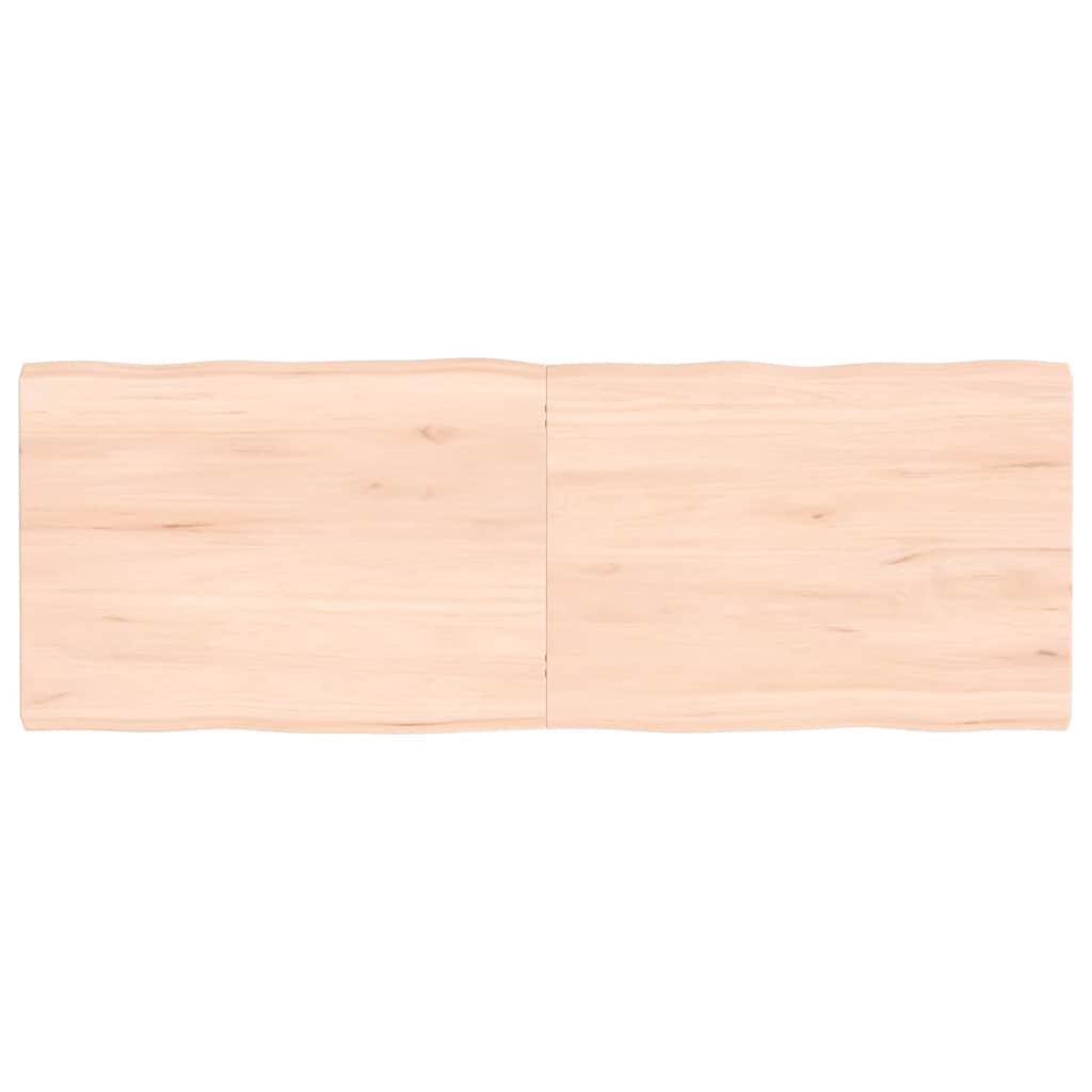 Επιφάνεια Τραπεζιού 140x50x(2-4) εκ. Ακατέργ. Μασίφ Ξύλο Δρυός