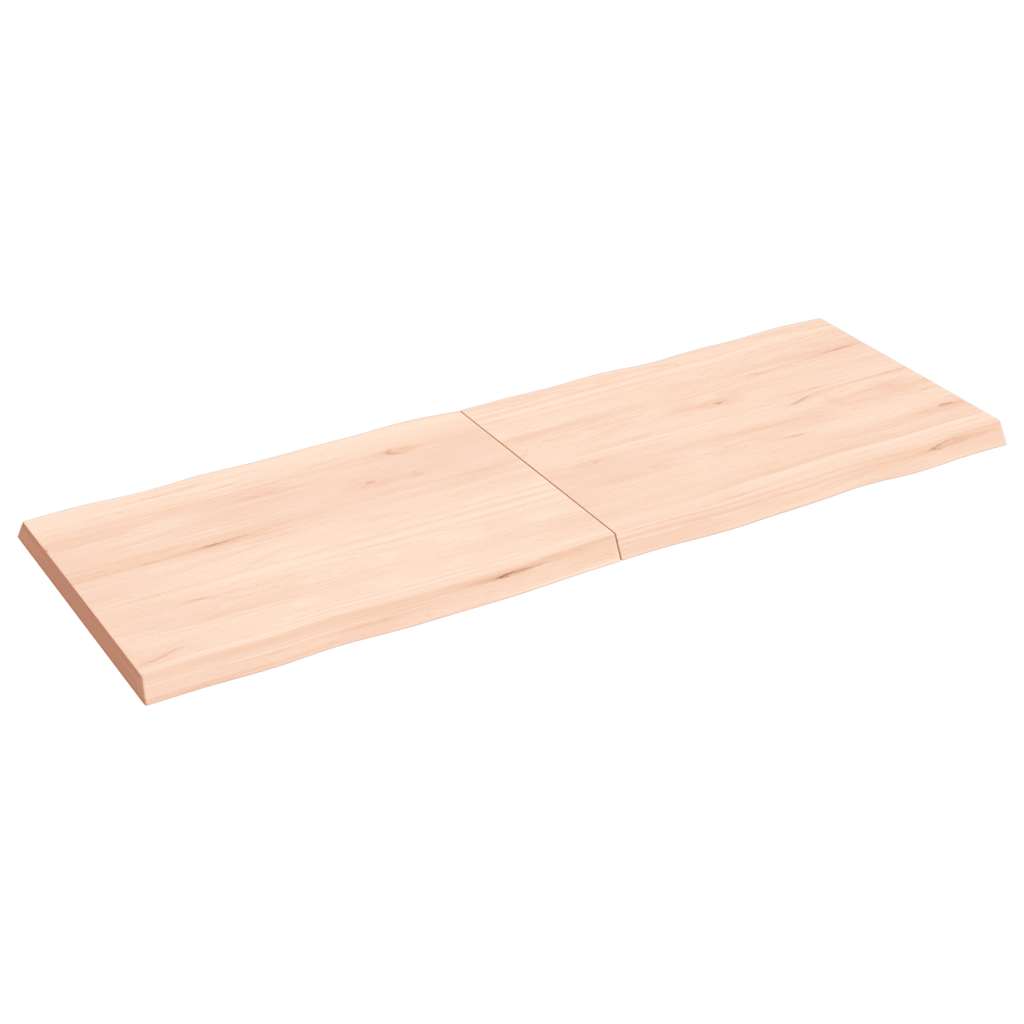 Επιφάνεια Τραπεζιού 140x50x(2-4) εκ. Ακατέργ. Μασίφ Ξύλο Δρυός