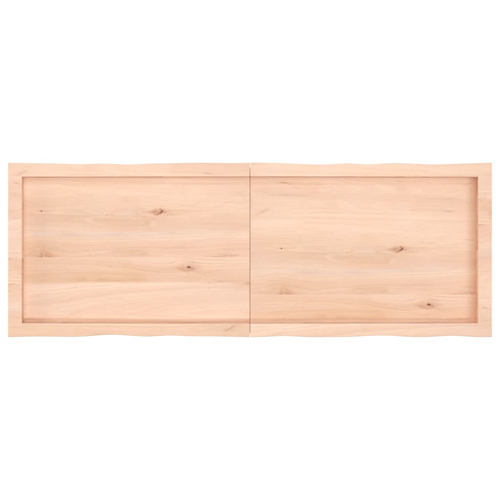 Επιφάνεια Τραπεζιού 140x50x(2-6)εκ Ακατέργαστο Μασίφ Ξύλο Δρυός