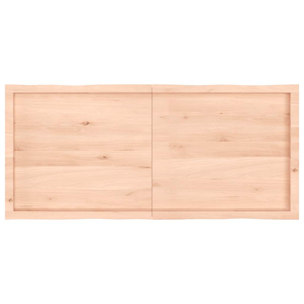 Επιφάνεια Τραπεζιού 140x60x(2-4)εκ Ακατέργαστο Μασίφ Ξύλο Δρυός
