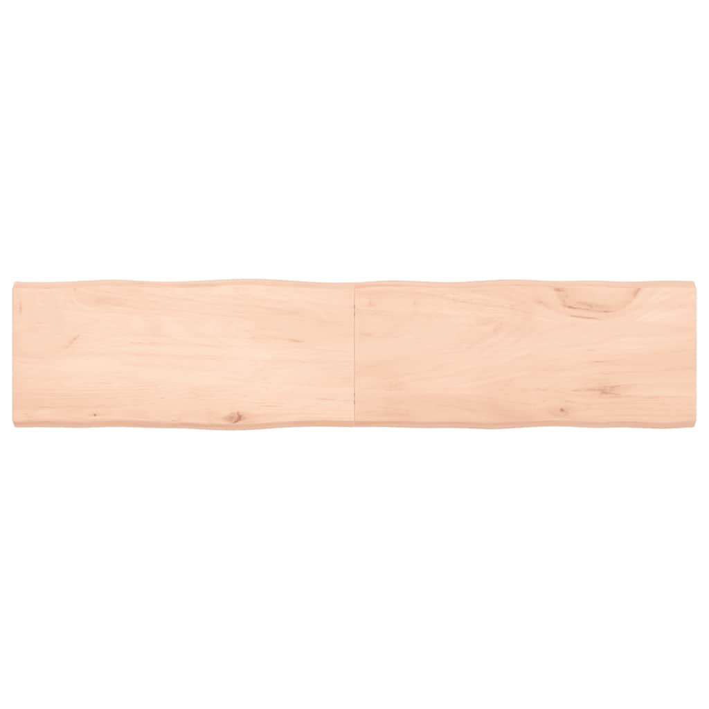 Επιφάνεια Τραπεζιού 180x40x(2-4) εκ. Ακατέργ. Μασίφ Ξύλο Δρυός