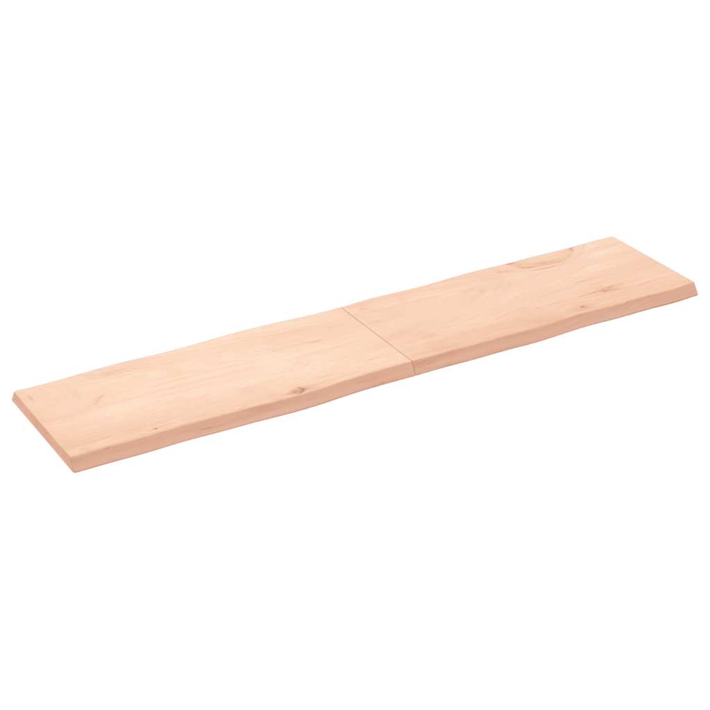 Επιφάνεια Τραπεζιού 180x40x(2-4) εκ. Ακατέργ. Μασίφ Ξύλο Δρυός