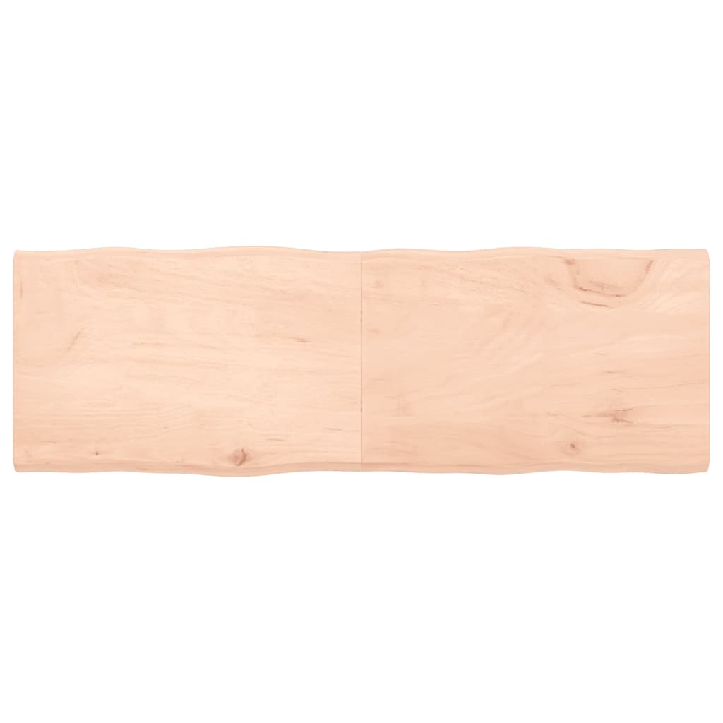 Επιφάνεια Τραπεζιού 180x60x(2-4) εκ. Ακατέργ. Μασίφ Ξύλο Δρυός