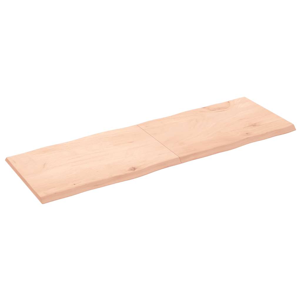 Επιφάνεια Τραπεζιού 180x60x(2-4) εκ. Ακατέργ. Μασίφ Ξύλο Δρυός