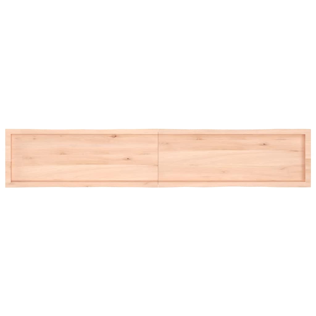 Επιφάνεια Τραπεζιού 220x40x(2-4) εκ. Ακατέργαστο Μασίφ Ξύλο