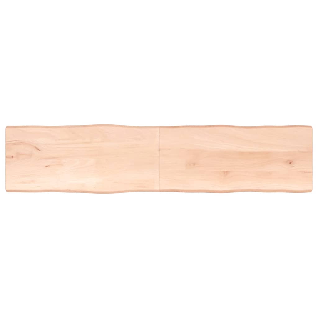 Επιφάνεια Τραπεζιού 220x50x(2-4) εκ. Ακατέργαστο Μασίφ Ξύλο