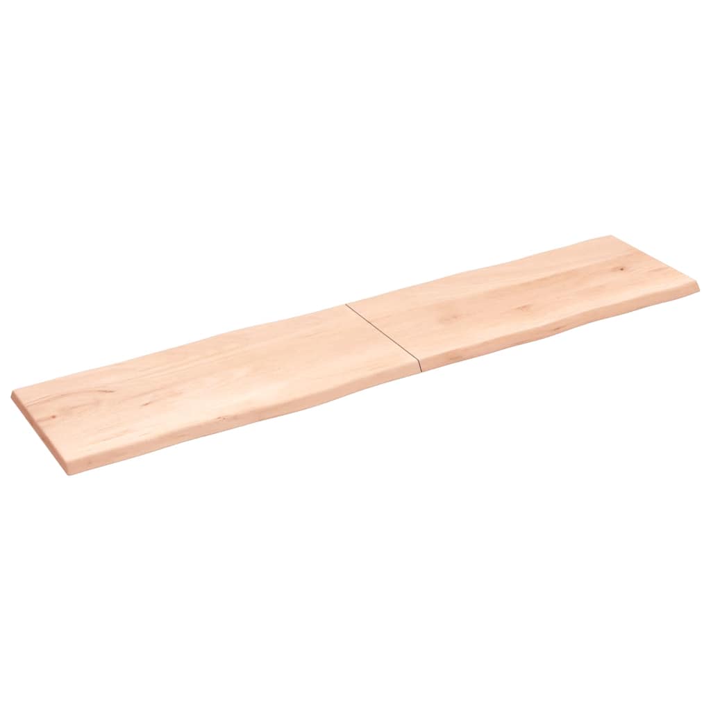 Επιφάνεια Τραπεζιού 220x50x(2-4) εκ. Ακατέργαστο Μασίφ Ξύλο