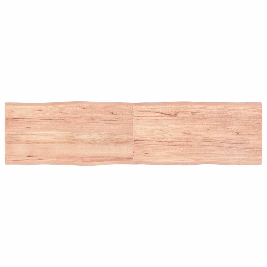 Επιφ Τραπεζιού Αν Καφέ 160x40x(2-4)εκ.Ακατέργ. Μασίφ Ξύλο Δρυός - Pakobazaar