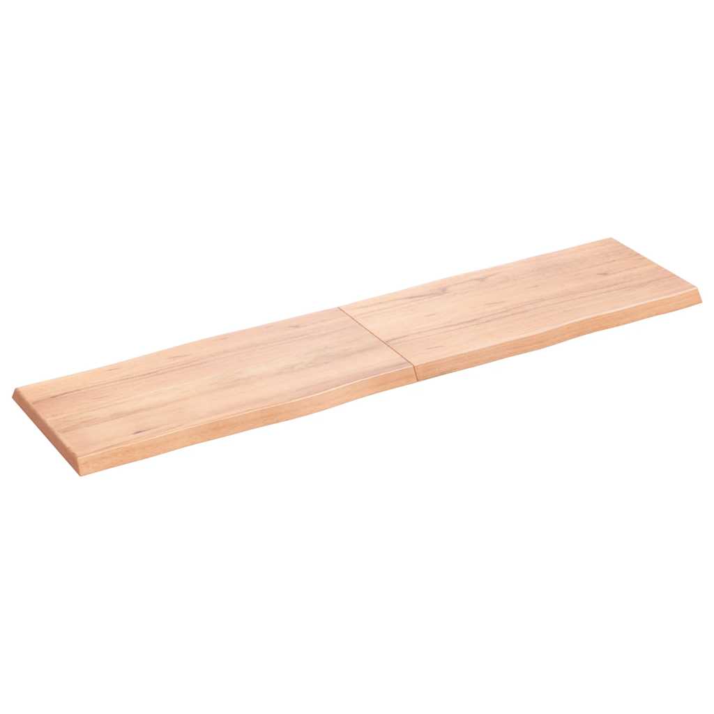Επιφ Τραπεζιού Αν Καφέ 160x40x(2-4)εκ.Ακατέργ. Μασίφ Ξύλο Δρυός - Pakobazaar