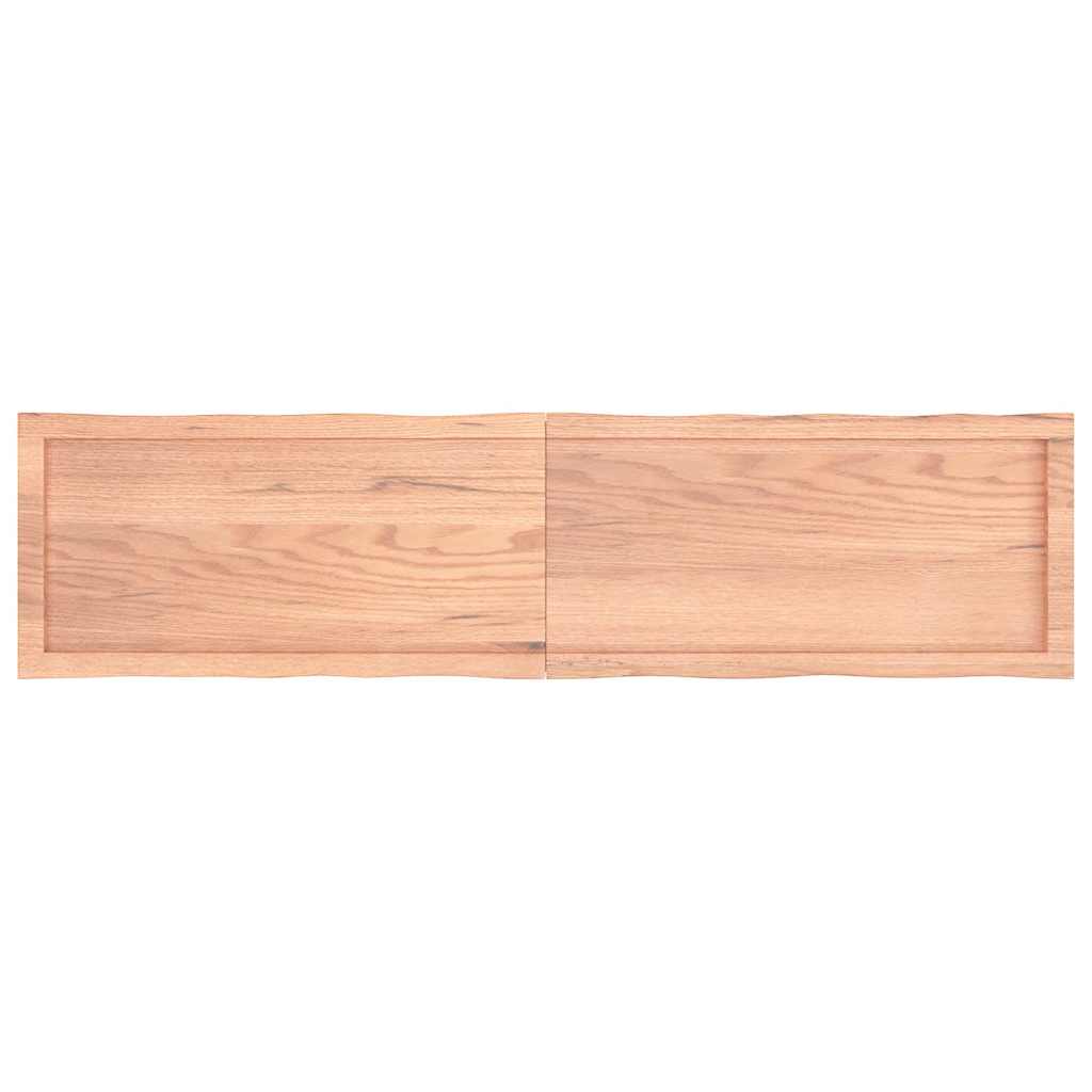 Επιφ Τραπεζιού Αν Καφέ 160x40x(2-4)εκ.Ακατέργ. Μασίφ Ξύλο Δρυός - Pakobazaar