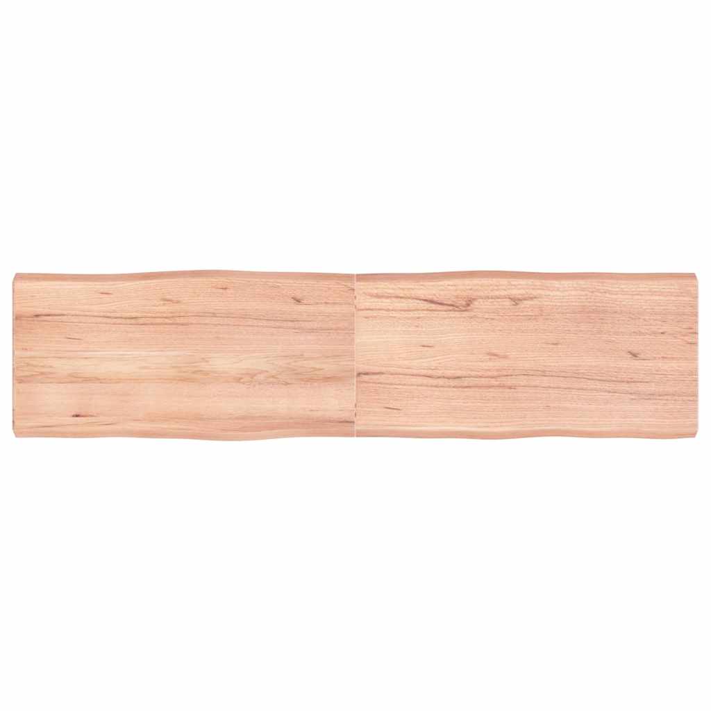 Επιφ Τραπεζιού Αν Καφέ 160x40x(2-6)εκ.Ακατέργ. Μασίφ Ξύλο Δρυός