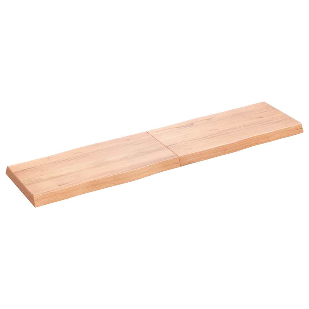 Επιφ Τραπεζιού Αν Καφέ 160x40x(2-6)εκ.Ακατέργ. Μασίφ Ξύλο Δρυός