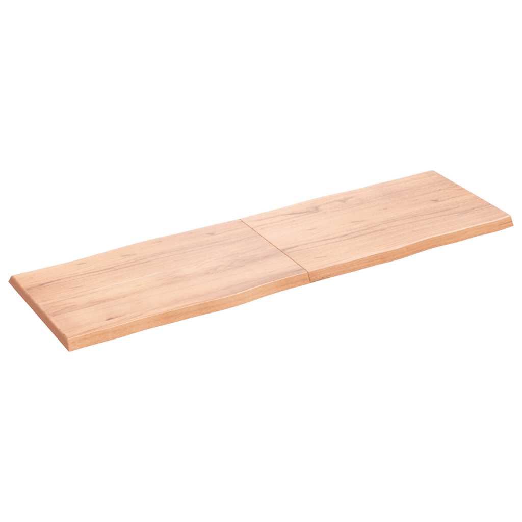 Επιφ Τραπεζιού Αν Καφέ 160x50x(2-4)εκ.Ακατέργ. Μασίφ Ξύλο Δρυός