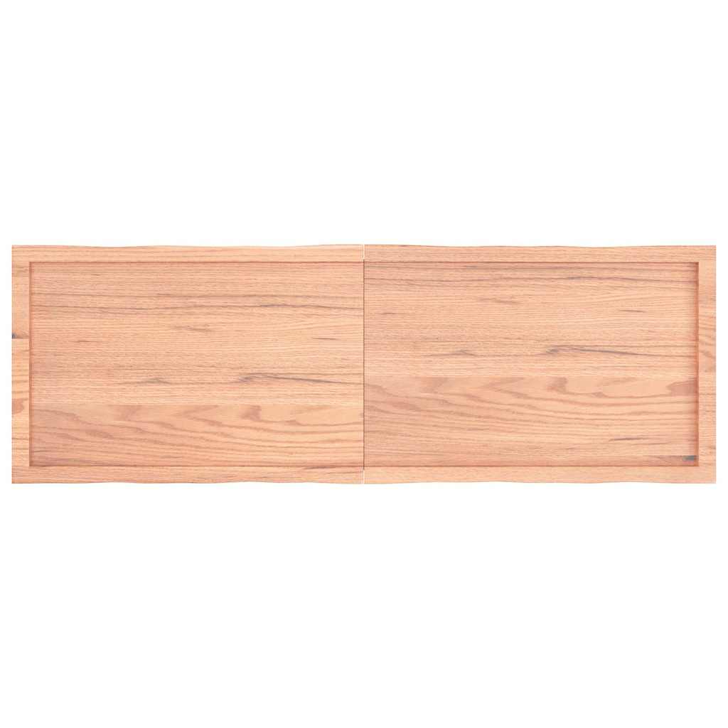 Επιφ Τραπεζιού Αν Καφέ 160x50x(2-4)εκ.Ακατέργ. Μασίφ Ξύλο Δρυός