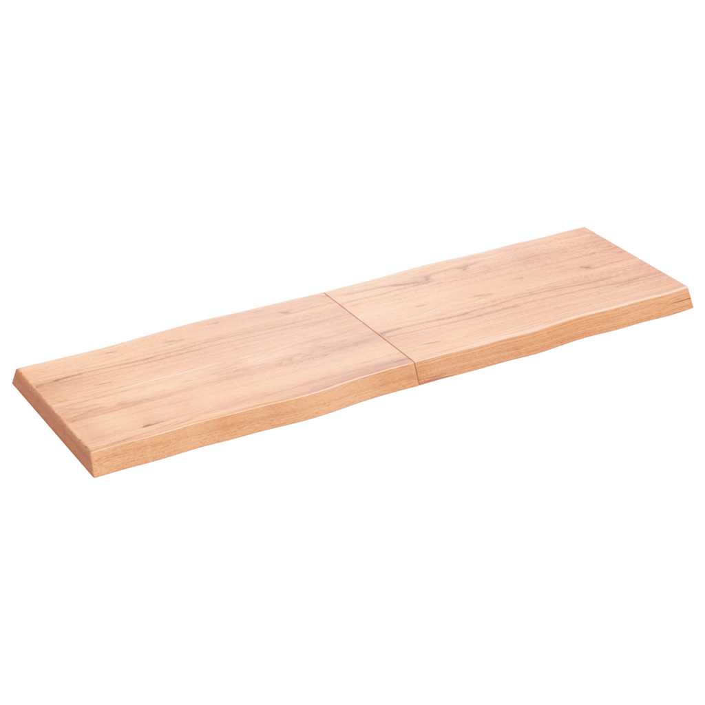 Επιφ Τραπεζιού Αν Καφέ 160x50x(2-6)εκ.Ακατέργ. Μασίφ Ξύλο Δρυός