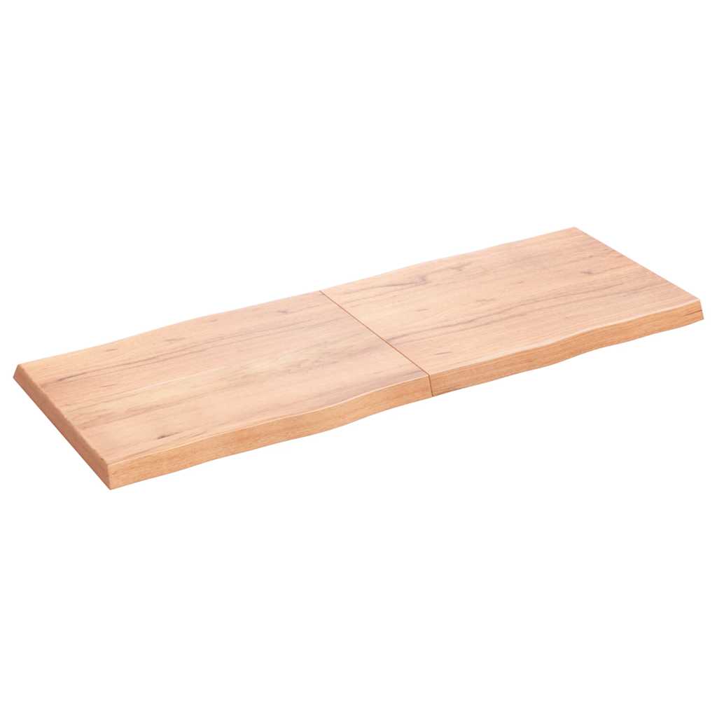 Επιφ Τραπεζιού Αν Καφέ 160x60x(2-6)εκ.Ακατέργ. Μασίφ Ξύλο Δρυός