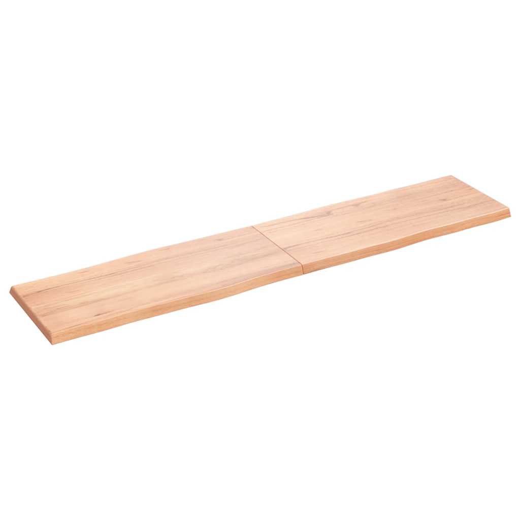 Επιφ Τραπεζιού Αν Καφέ 180x40x(2-4)εκ.Ακατέργ. Μασίφ Ξύλο Δρυός