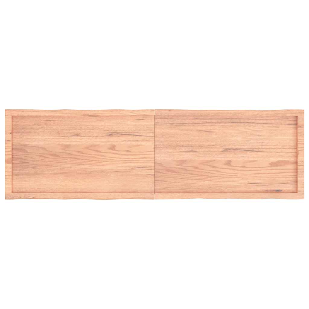 Επιφ Τραπεζιού Αν Καφέ 180x50x(2-4)εκ.Ακατέργ. Μασίφ Ξύλο Δρυός