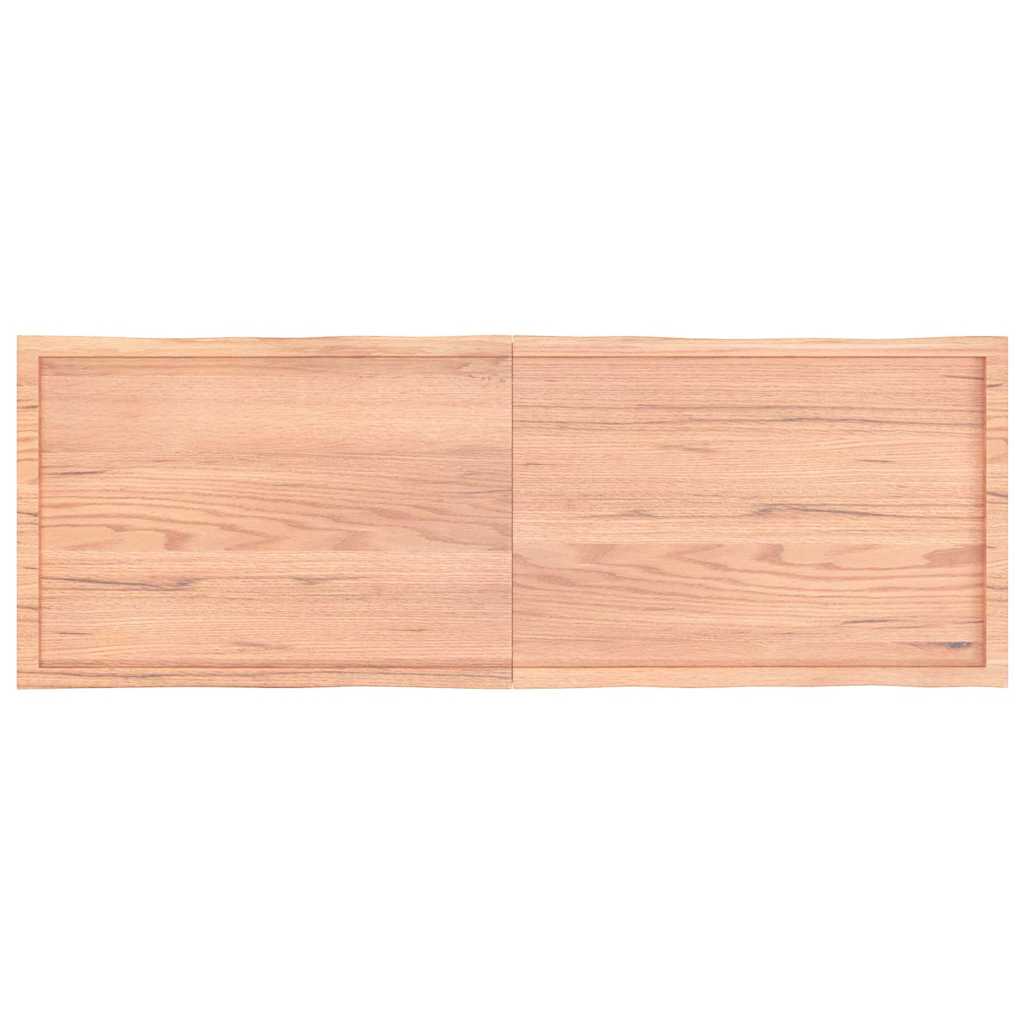 Επιφ Τραπεζιού Αν Καφέ 180x60x(2-4)εκ.Ακατέργ. Μασίφ Ξύλο Δρυός