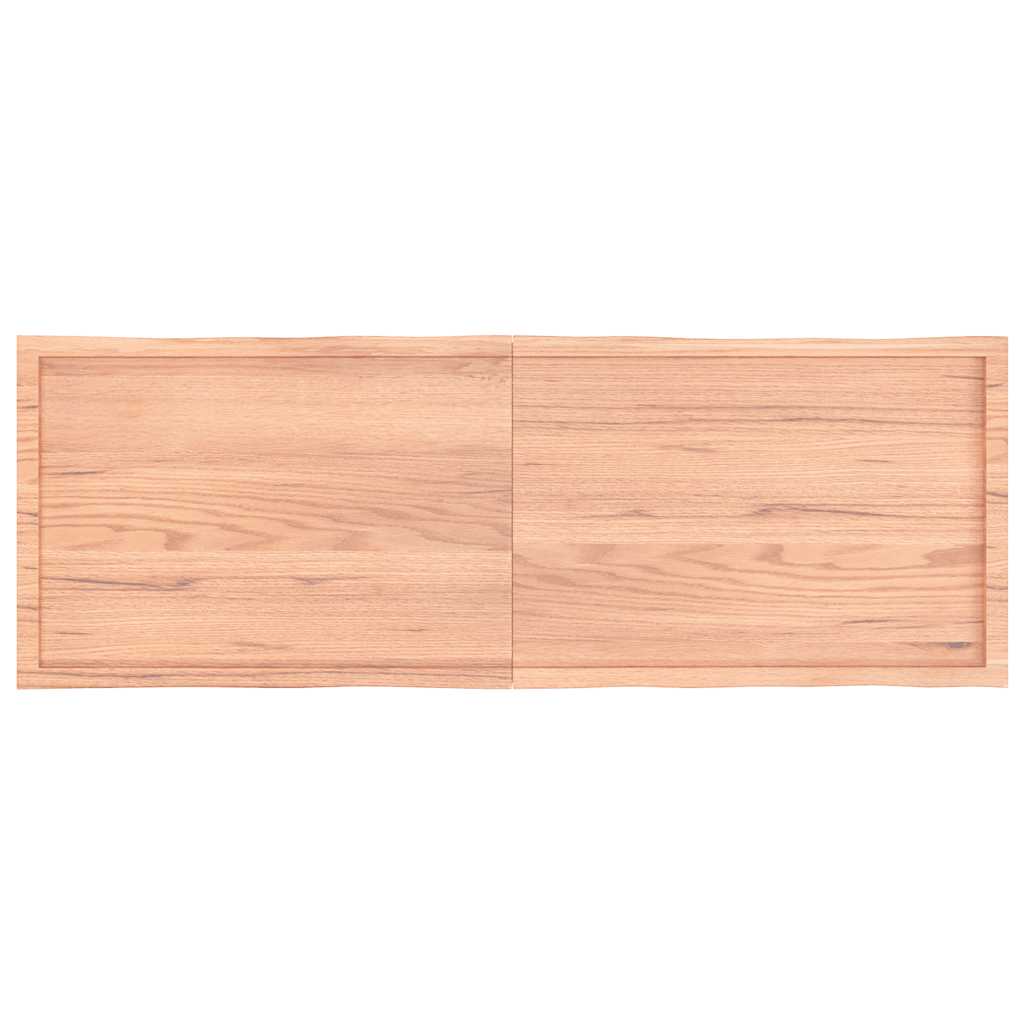 Επιφ Τραπεζιού Αν Καφέ 180x60x(2-6)εκ.Ακατέργ. Μασίφ Ξύλο Δρυός