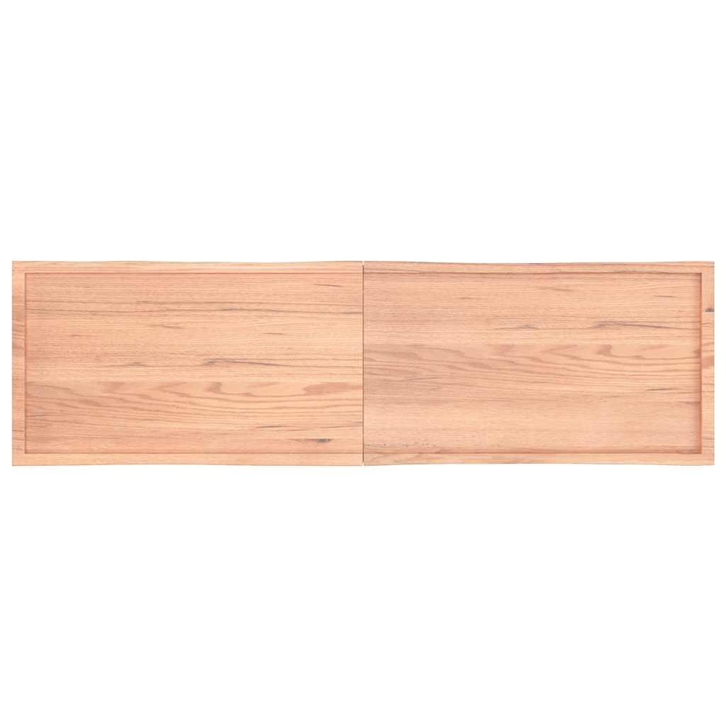 Επιφ Τραπεζιού Αν Καφέ 220x60x(2-4)εκ.Ακατέργ. Μασίφ Ξύλο Δρυός