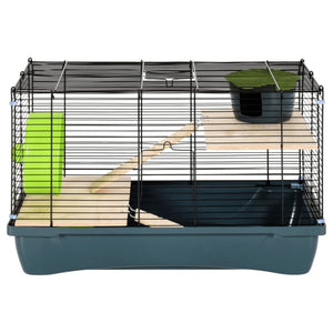 Κλουβί Χάμστερ Γκρι 58 x 32 x 36 εκ. Πολυπροπυλένιο & Μέταλλο - Pakobazaar