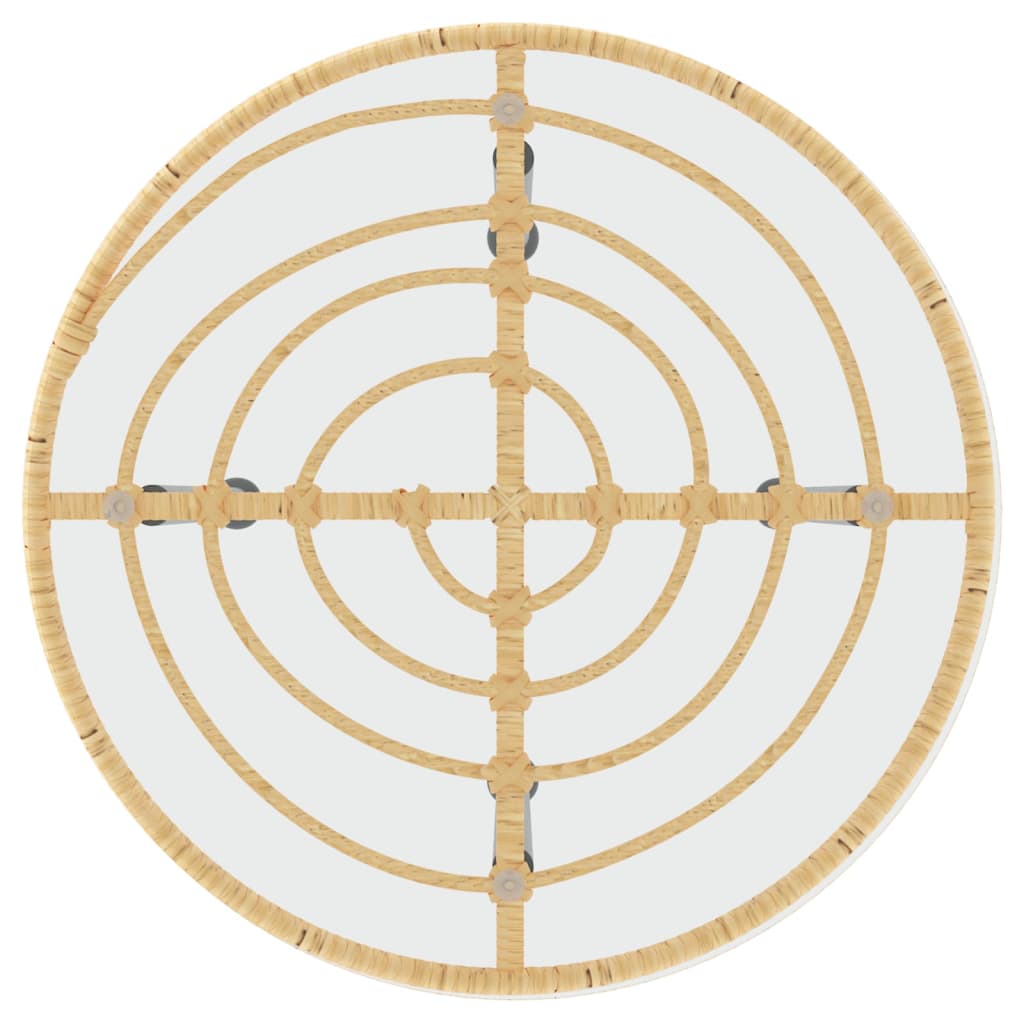 Σετ Τραπεζαρίας Κήπου 3 Τεμαχίων από Συνθετικό Ρατάν