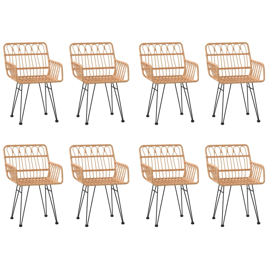 Σετ Τραπεζαρίας Κήπου 9 Τεμαχίων από Συνθετικό Ρατάν