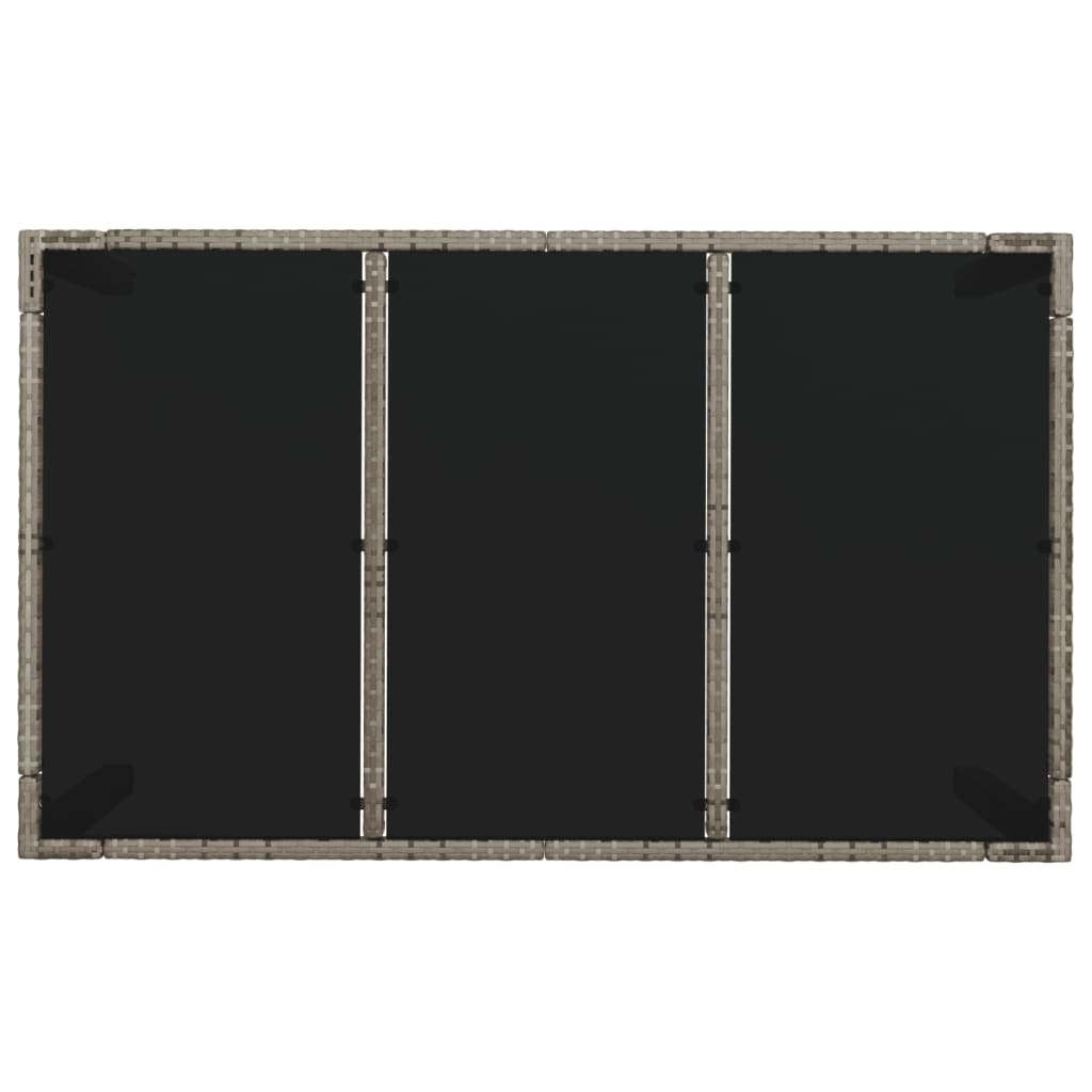 Σετ Τραπεζαρίας Κήπου 5 τεμ. Γκρι Συνθ. Ρατάν με Μαξιλάρια