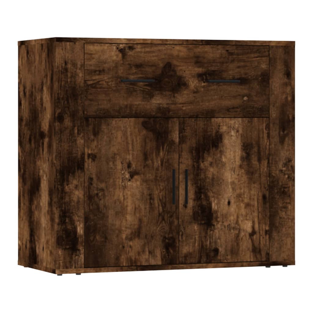 Ντουλάπια 3 τεμ. Καπνιστή δρυς Επεξεργασμένο Ξύλο