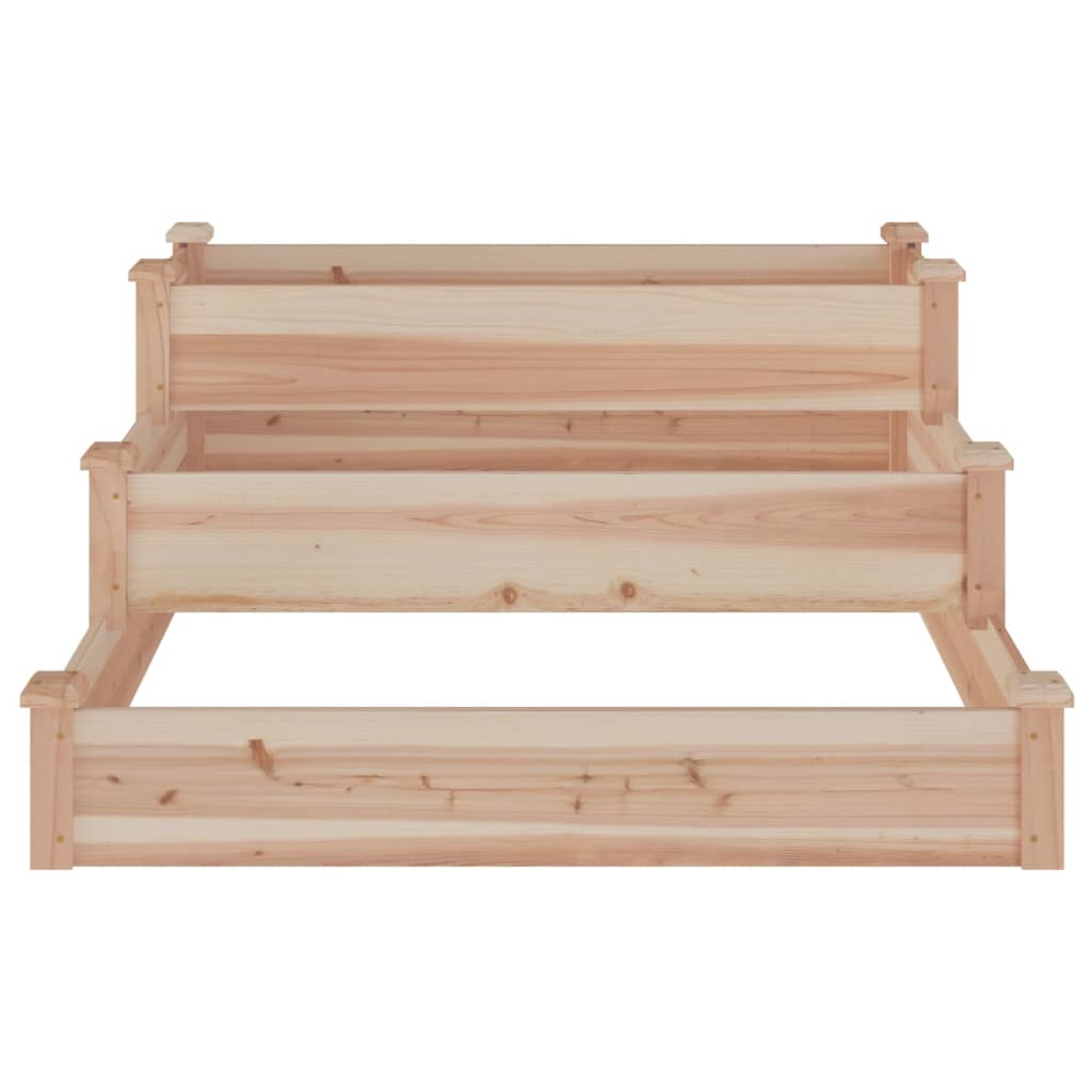 Ζαρντινιέρα Υπερυψωμένη 120 x 120 x 56 εκ. Μασίφ Ξύλο Ακακίας