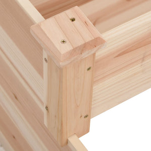 Ζαρντινιέρα Υπερυψωμένη 120 x 120 x 56 εκ. Μασίφ Ξύλο Ακακίας