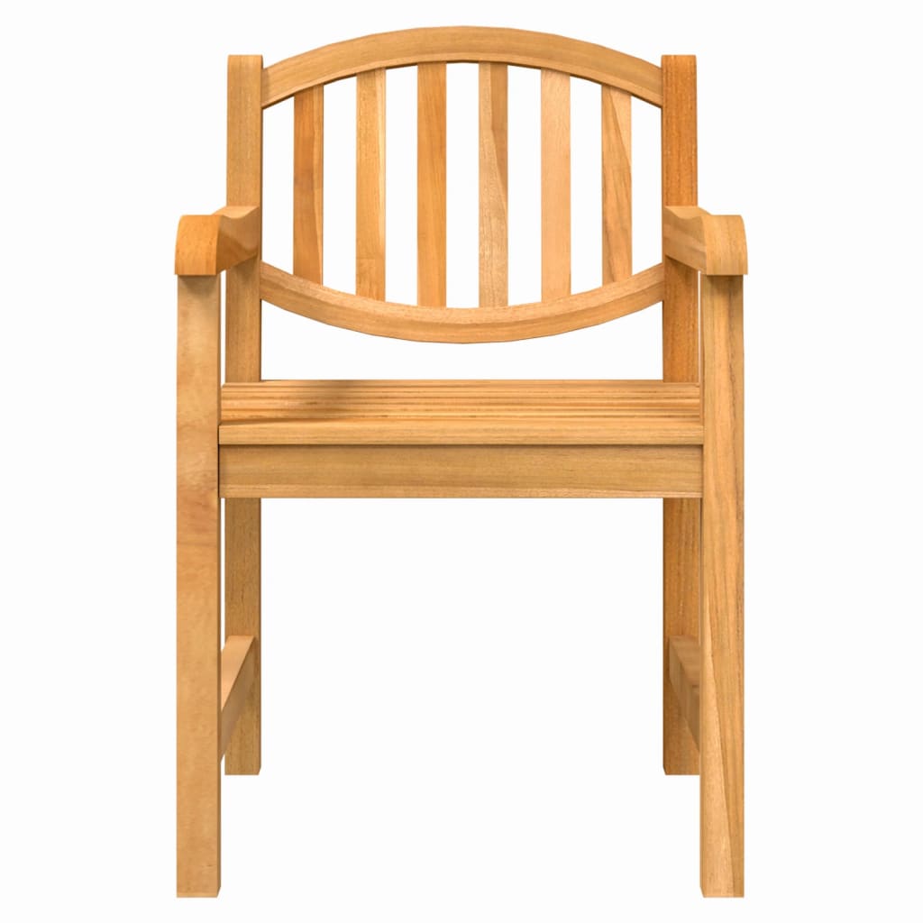 Καρέκλες Κήπου 2 τεμ. 58 x 59 x 88 εκ. από Μασίφ Ξύλο Teak