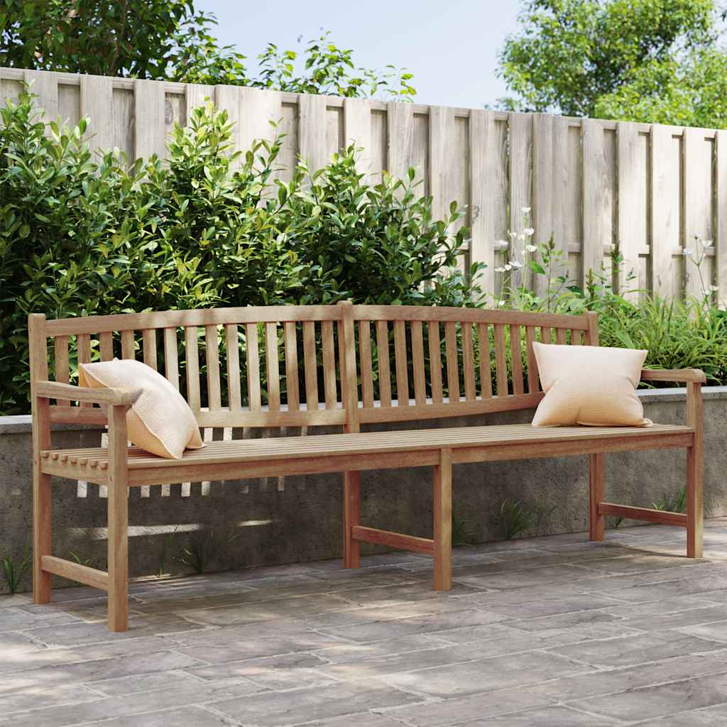 Παγκάκι Κήπου 228 x 59,5 x 90 εκ. από Μασίφ Ξύλο Teak - Pakobazaar