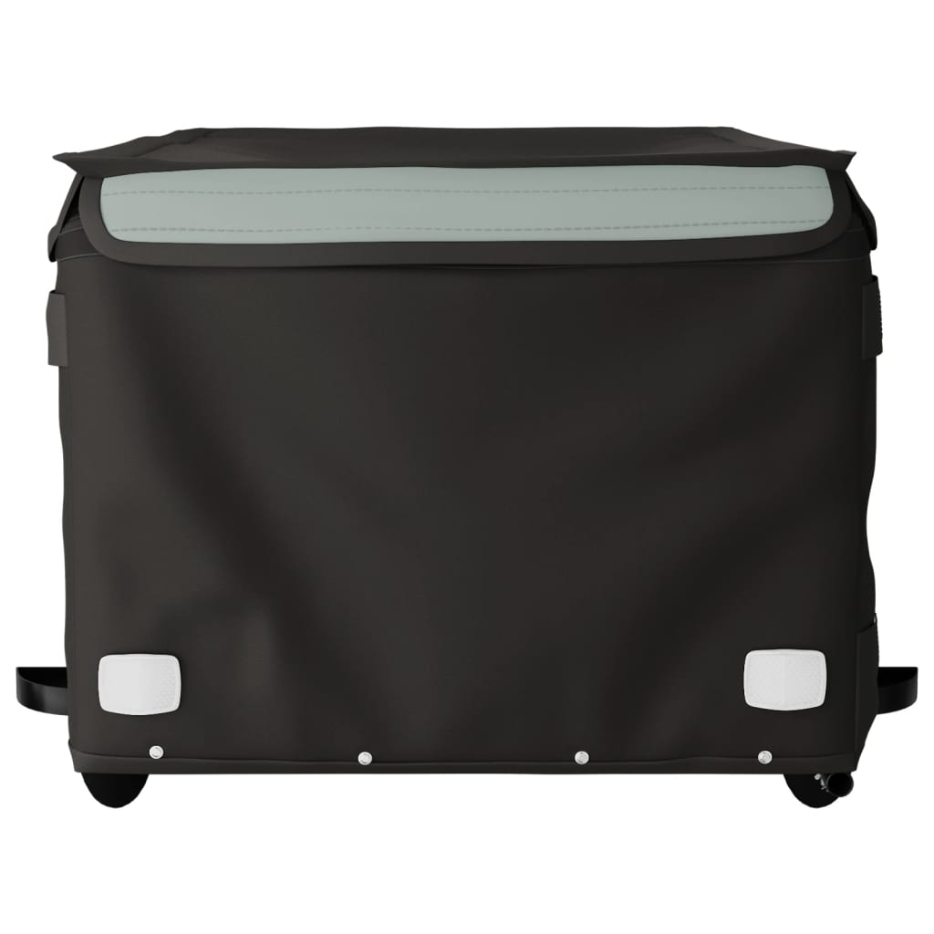 Τρέιλερ Ποδηλάτου Μαύρο και Γκρι 45 Κιλά από Σίδερο