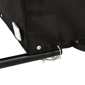 Τρέιλερ Ποδηλάτου Μαύρο και Κίτρινο 30 Κιλά από Σίδερο