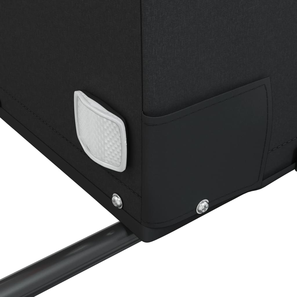 Τρέιλερ Ποδηλάτου Μαύρο και Πορτοκαλί 30 Κιλά από Σίδερο