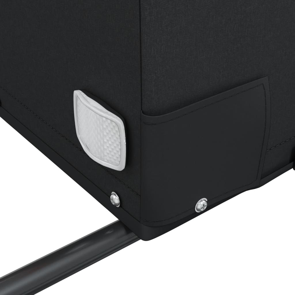 Τρέιλερ Ποδηλάτου Μαύρο και Μπλε 45 Κιλά από Σίδερο