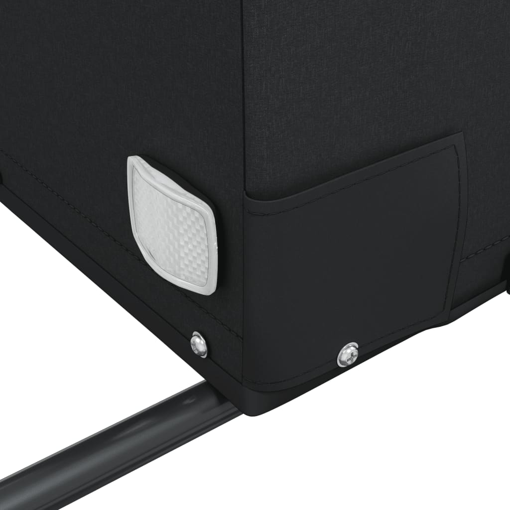 Τρέιλερ Ποδηλάτου Μαύρο και Μπλε 45 Κιλά από Σίδερο