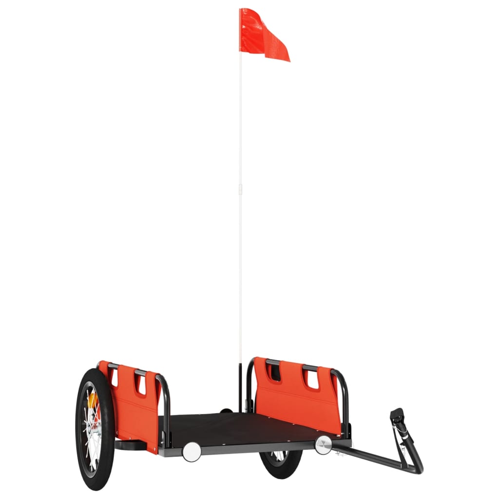 Τρέιλερ Ποδηλάτου Πορτοκαλί Oxford/Σίδηρος