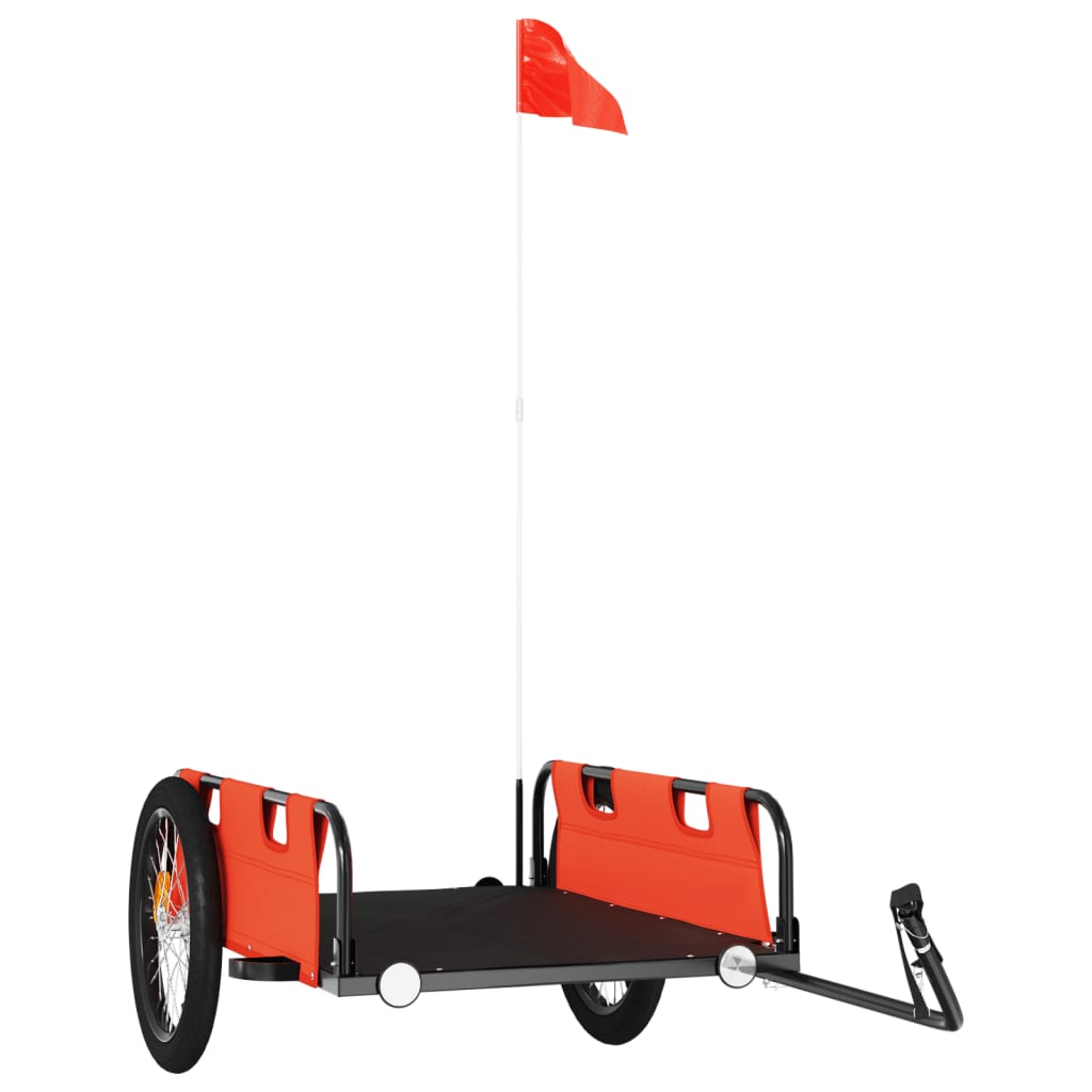 Τρέιλερ Ποδηλάτου Πορτοκαλί Oxford/Σίδηρος