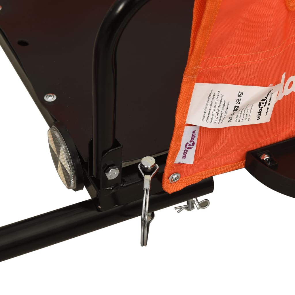 Τρέιλερ Ποδηλάτου Πορτοκαλί Oxford/Σίδηρος