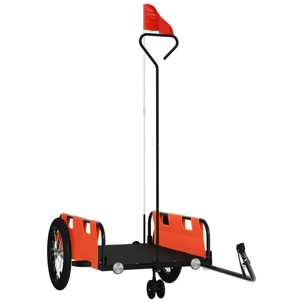 Τρέιλερ Ποδηλάτου Πορτοκαλί Oxford/Σίδηρος