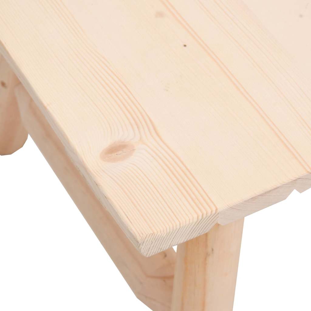 Σαλόνι Κήπου Σετ 4 Τεμαχίων από Μασίφ Ξύλο Ελάτης