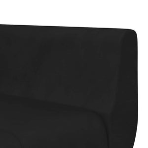 Καναπές Κρεβάτι Γωνιακός Μαύρος 275 x 140 x 70 εκ. Βελούδινος - Pakobazaar