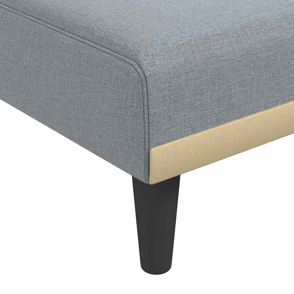 Καναπές Κρεβάτι Γωνιακός Αν. Γκρι 275x140x70 εκ. Υφασμάτινος - Pakobazaar
